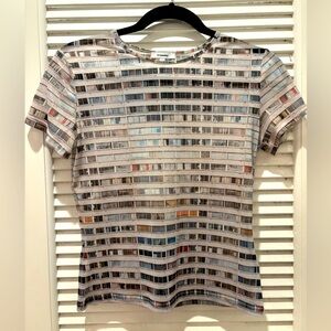 Miaou Mini Tee in Facade size Large.
